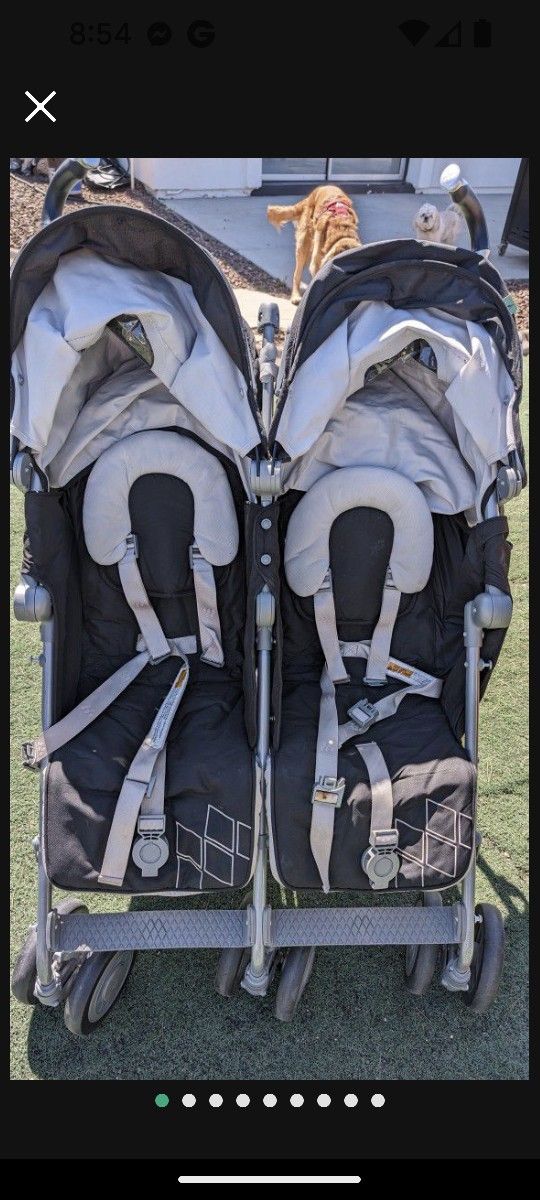 Double Stroller Black