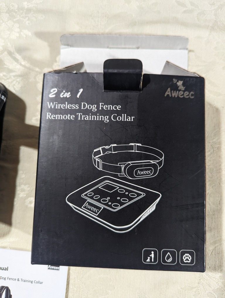 2 In One Wireless Dog Fence & Training Dog Collar.