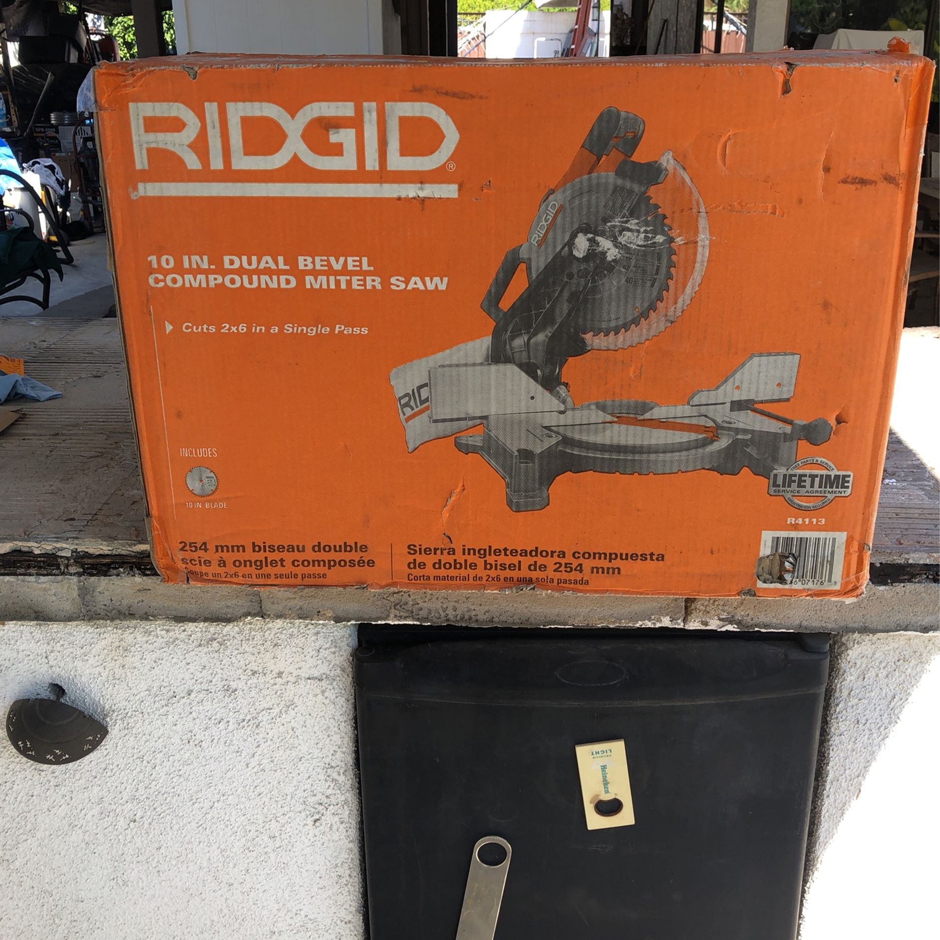 Miter Saw Duel Bevel 10” Rigid