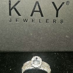 14 K White Gold