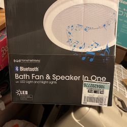 Blue Tooth bathroom Fan