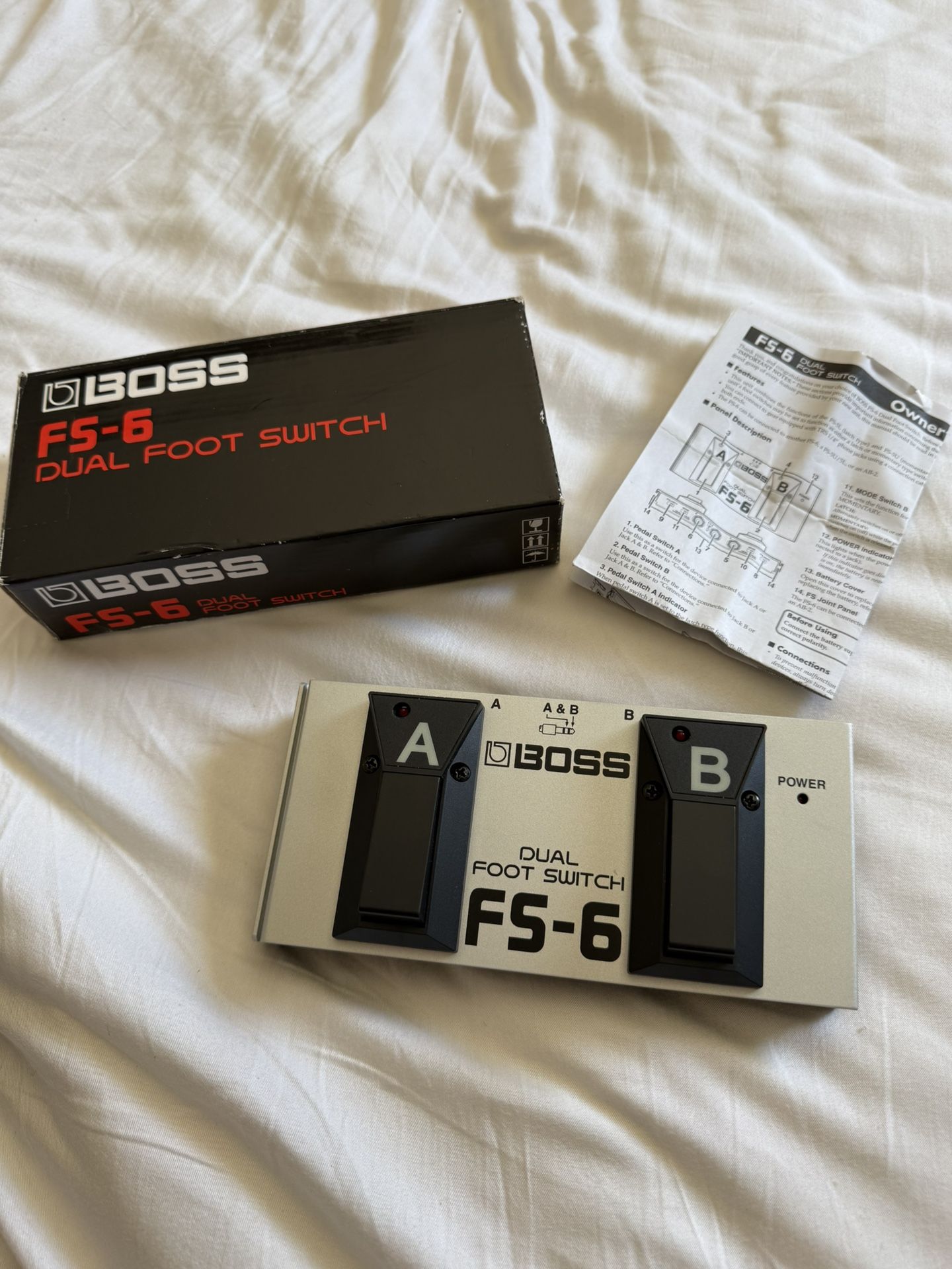 Boss F5-6 Dual Foot Switch