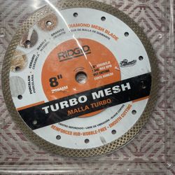 Turbo Mesh Diamond Blade 8”