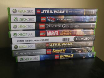 lego DC Batman 3 beyond Gotham￼ & Marvel Super Heroes/xbox 360 game/2 Used  Games