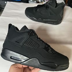 Nike Air Jordan 4 Retro GS BLACK CAT - Size 7Y - (IB4171-010) New 2025 Sneakers 