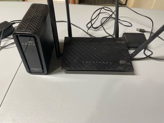 Arris SURFboard SB6183 Modem and ASUS Router Bundle