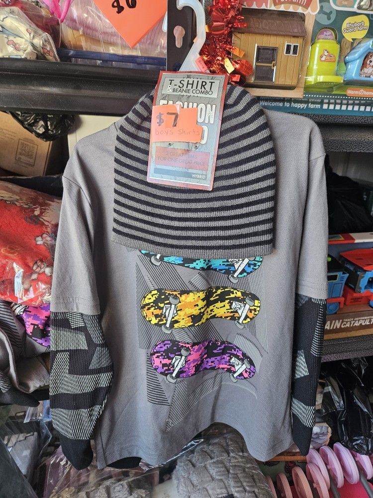 New Boys Shirts Sizes 4-12