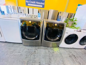 Washer and dryer large capacity no credit needed