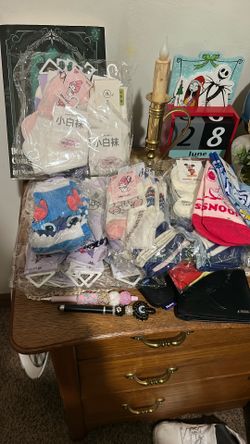 34 Pair Of New Socks All Characters