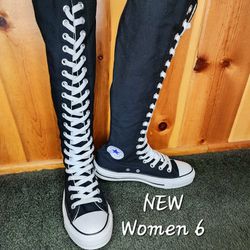 Formand gennemse Kan ikke RARE NEW Vintage Converse All Star Knee High XX-HI Women 6 for Sale in  Running Springs, CA - OfferUp