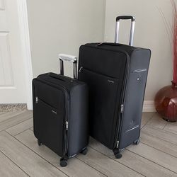 Hanke 2-Piece Set Softside Expandable Luggage sets with Spinner Wheels 20"28" - BRAND NEW