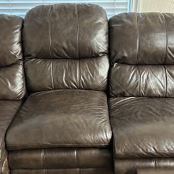 Leather Couch 