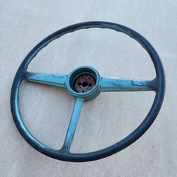 Original 1952 & 1953 Plymouth Car 18" Green Steering Wheel OEM Mopar