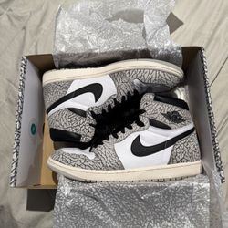 Jordan 1 White Cement Men’s Size 11.5
