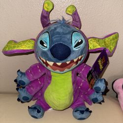 NWT Disney Parks 2024 Halloween Alien Spider STITCH Plush Doll 15”