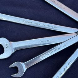 Snap On OEX 6pc Wrench Set Vintage Combination