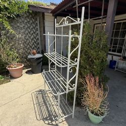 Metal shelf