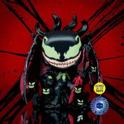 Glow Venom On Throne Deluxe Funko Pop! Exclusive