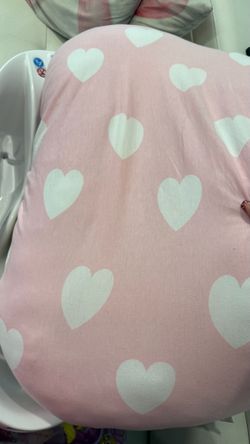 Baby Sleep lounger pink organic cotton