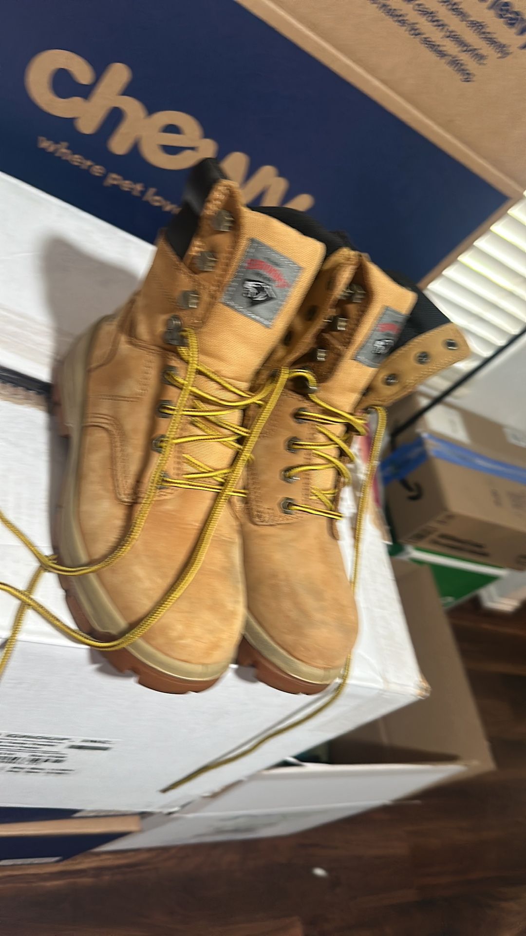 Herman Survivor Men Steel Toe Boots Size 6