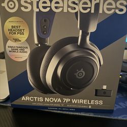 SteelSeries - Arctis Nova 7P Wireless Gaming Headset for PS5, PS4 - Black