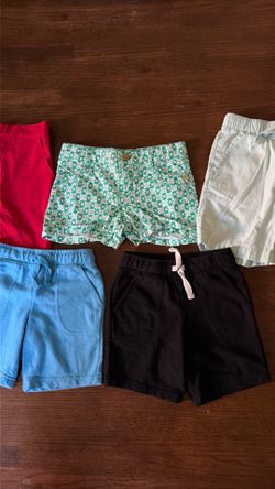 Toddler girl clothes size 4t shorts bundle (5pcs)