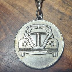 Vw Volkswagen Key Chain Ring Vintage Rare Antique Bug Beetle Bus Westfalia Vanagon Ghia 