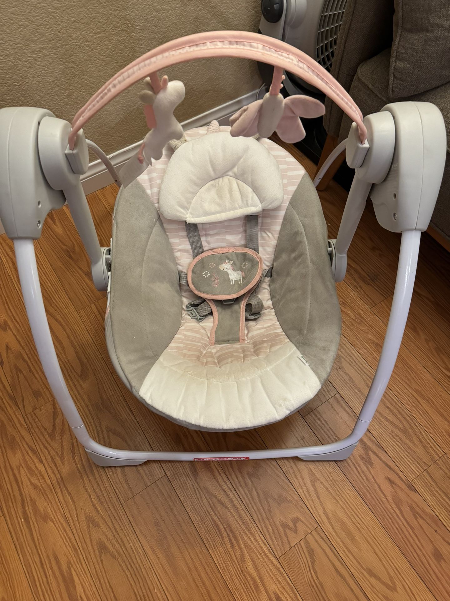 Ingenuity Baby Swing Pink With Music