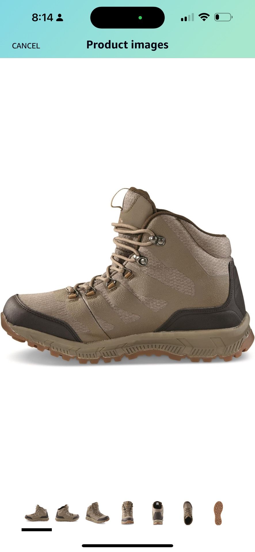 Northside Mens Hargrove Mid Waterproof Hiking Boot - Ripstop Nylon Upper Toe and Heel Reinforcements Removable Insole and Rubber Traction Outsole Hiki