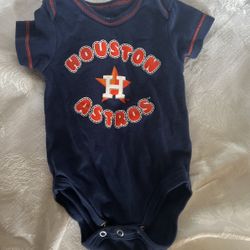 MLB Baby  0/3 M Astros Onesies