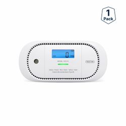 X-Sense XC01-R CO Alarm Carbon Monoxide Detector LCD Display Replaceable Battery