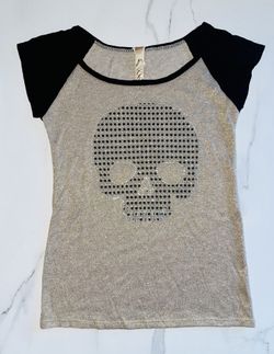 Skull Shirt Ladies Halloween Costume Top