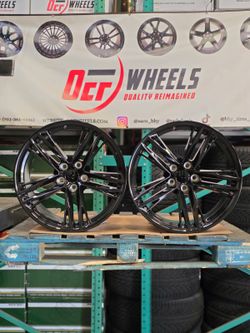 New OEF Wheels F036 1LE Camaro (20x11/20x10) (5x120) (+23 / +43) (Gloss Black) ($899/Set)