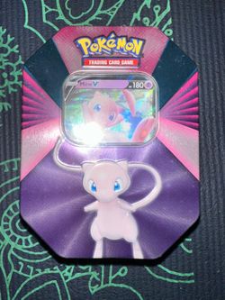 Pokemon TCG Mew V Forces Tin - New & Factory Sealed