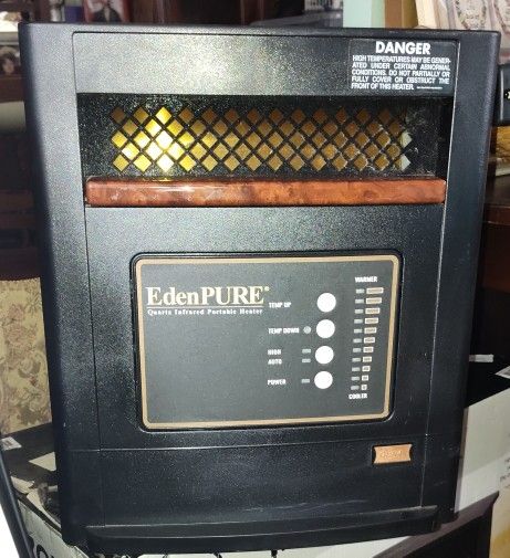 EdenPURE ELECTRIC Heating Quartz Infrared Portable Black HEATER GEN4 $90/OBO