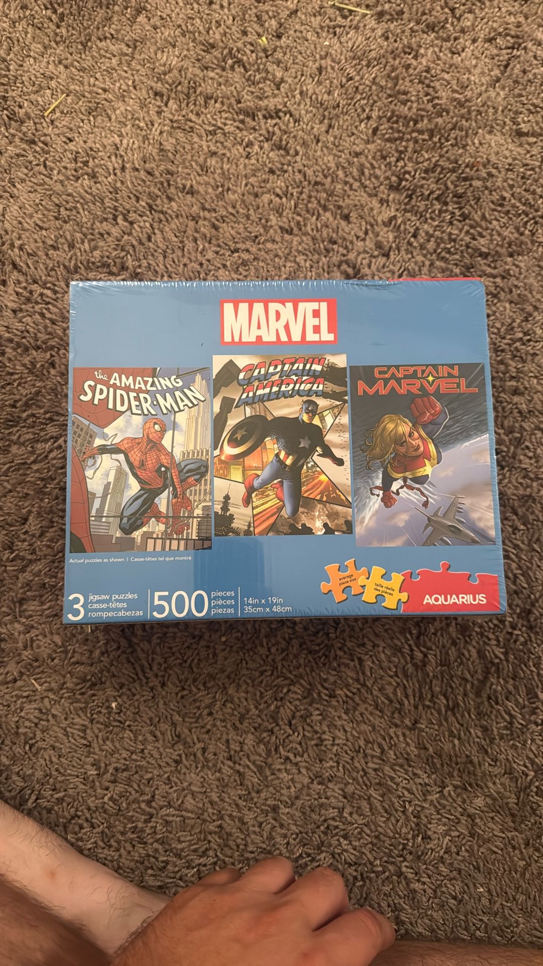Marvel 3 In 1 Puzzle Set