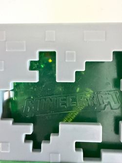 Minecraft squish cube with RARE GOLD pickaxe