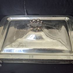 Vintage Food Warmer Tray 2 Liter Casserole Dish Not Included Chafing Dish