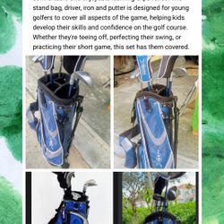 Junior Golf  Clubs And Bags 