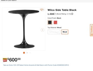 Wilco Side Table (black)
