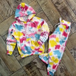 Little Girls Adidas Sets Sizes ,7/8,9/10