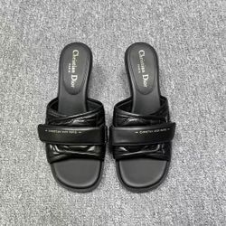 Dior Evolution black slip-on sandals