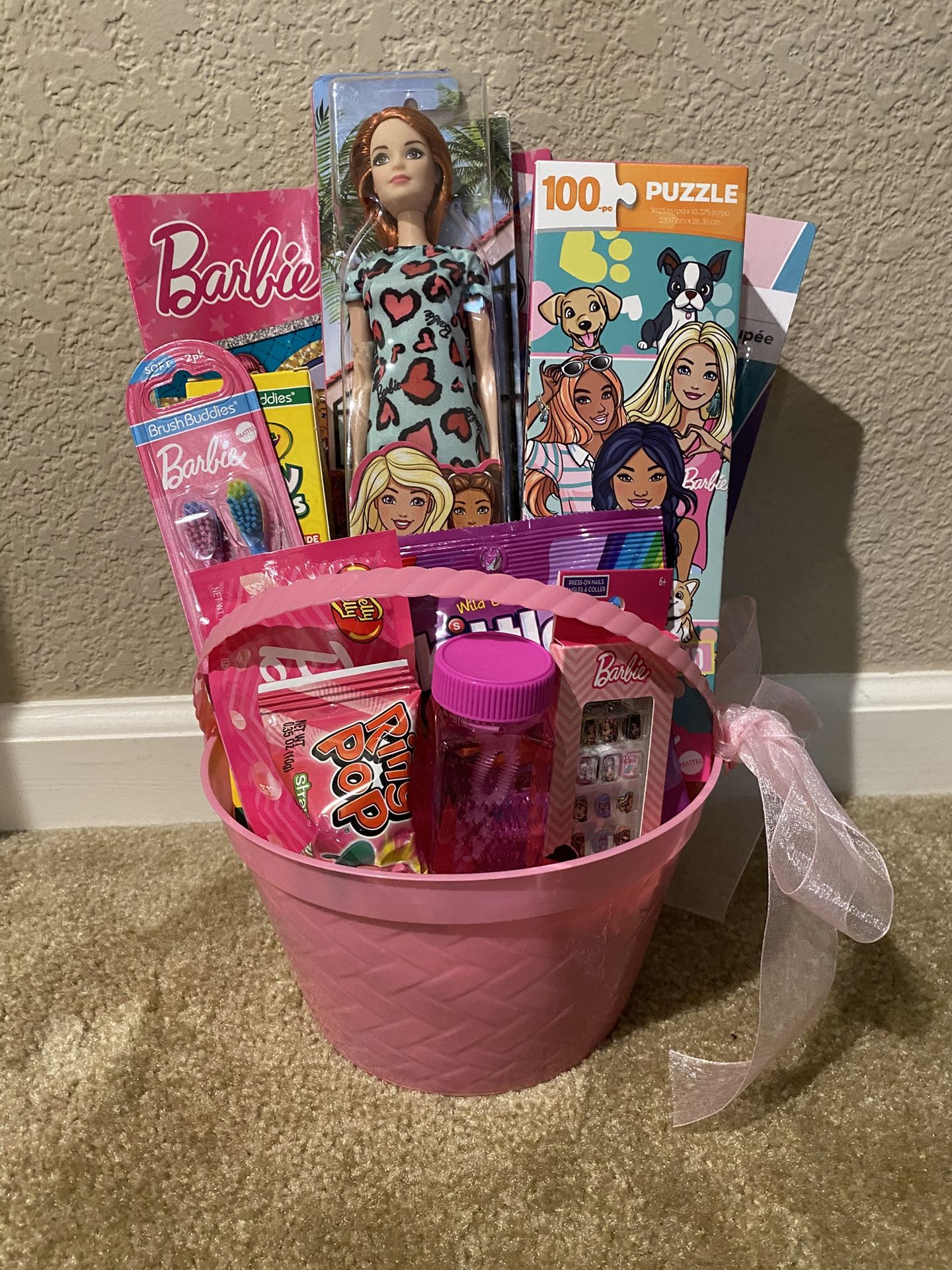 Barbie Birthday Gift Basket