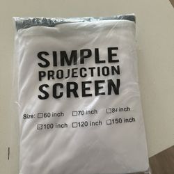 Simple Projection Screen