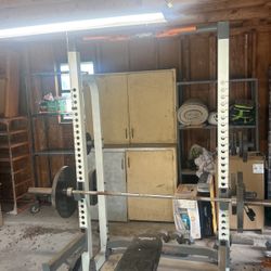 Bench Press And Squat Rack