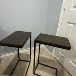 Metal C Shape End Tables