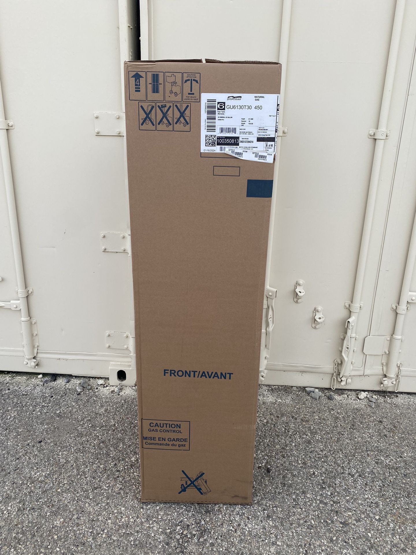 30 Gallon Water Heater