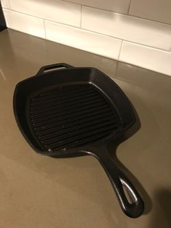 10.5 sq inch Cast Iron Grill Pan