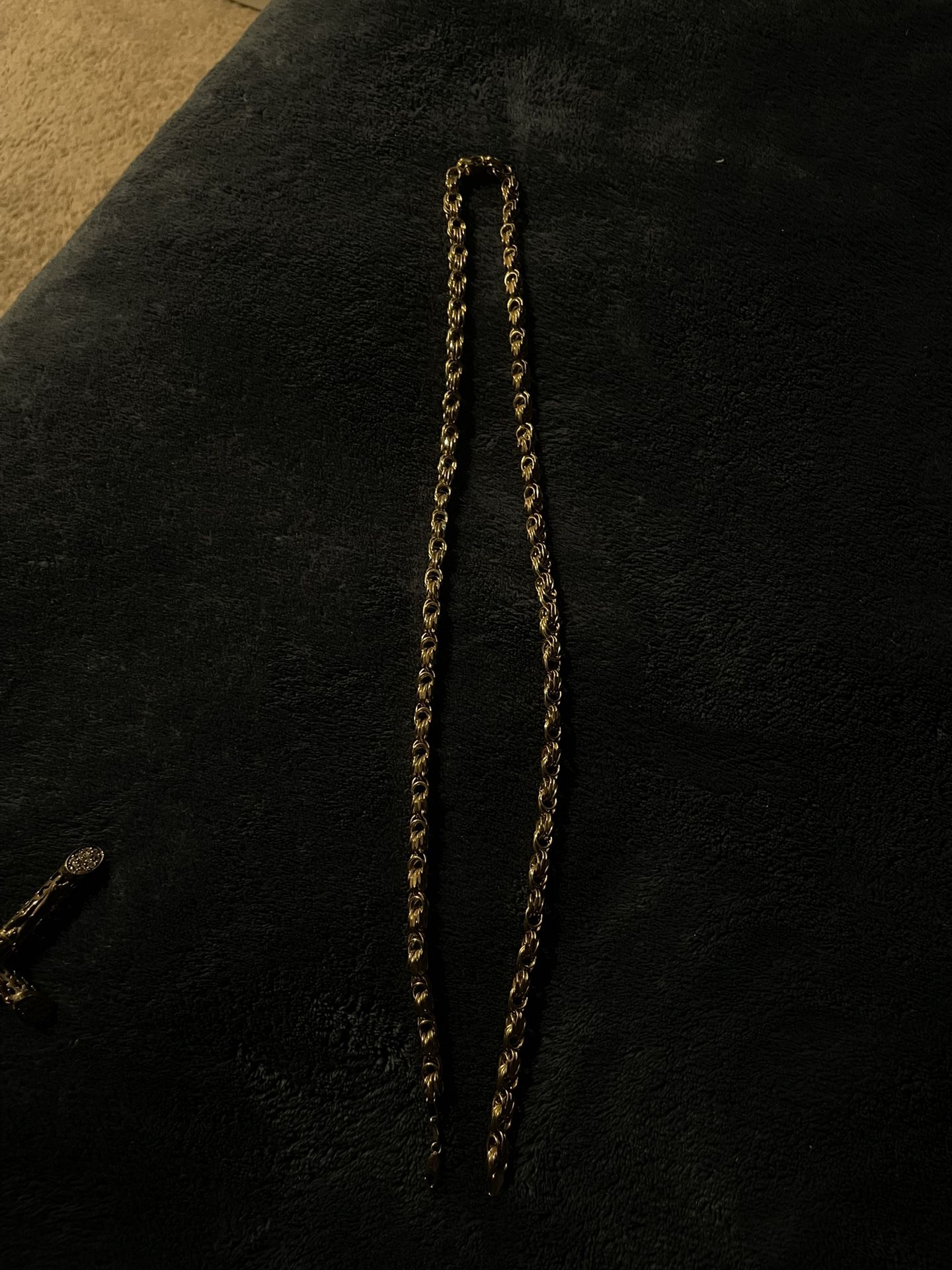 10k Necklace Byzantine