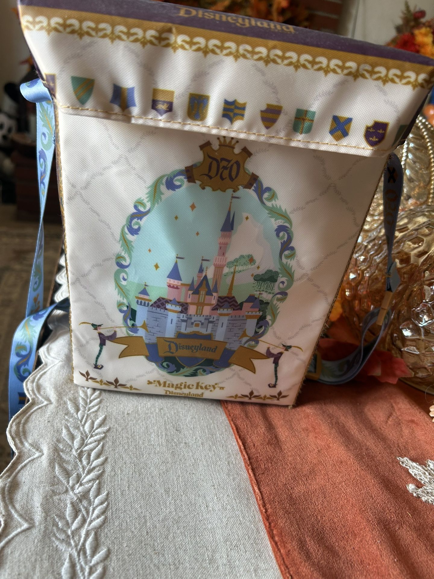 Disneyland Magic key popcorn/beverage bag
